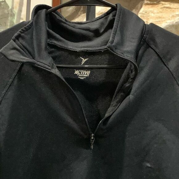 Womens Old navy active quarter zip top Warm up cool down size l - Picture 4 of 10